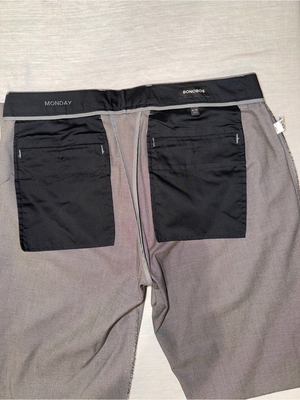 Bonobos Weekday Warrior Dress Pants – Grey “Monday” – Size 32x32 - Picture 6 of 10